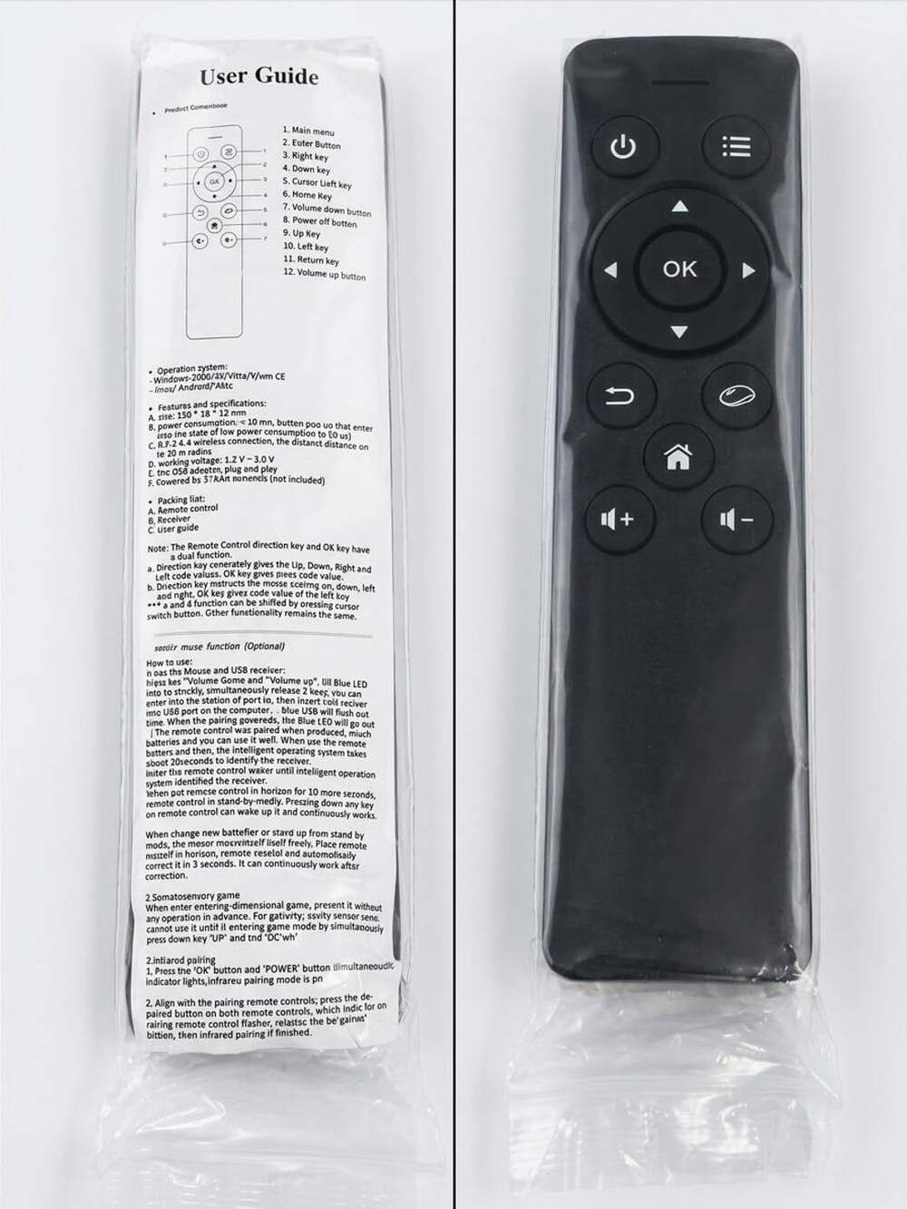 Wireless Remote Control Black | Open Box/New - Picture 2 of 5